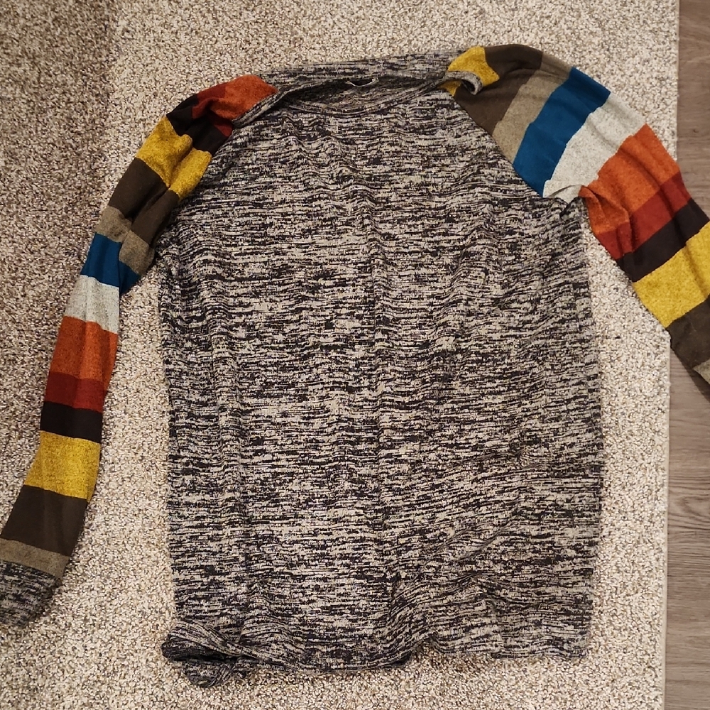 Colorful Long Sleeve Women's Top